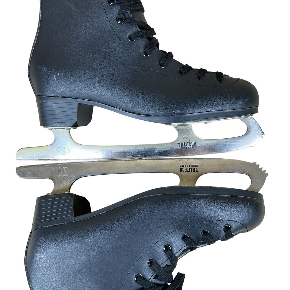 DBX 1100 Series Ice Skates Men 9 Black Figure Skating TrueTech Blades Guards - Picture 14 of 14